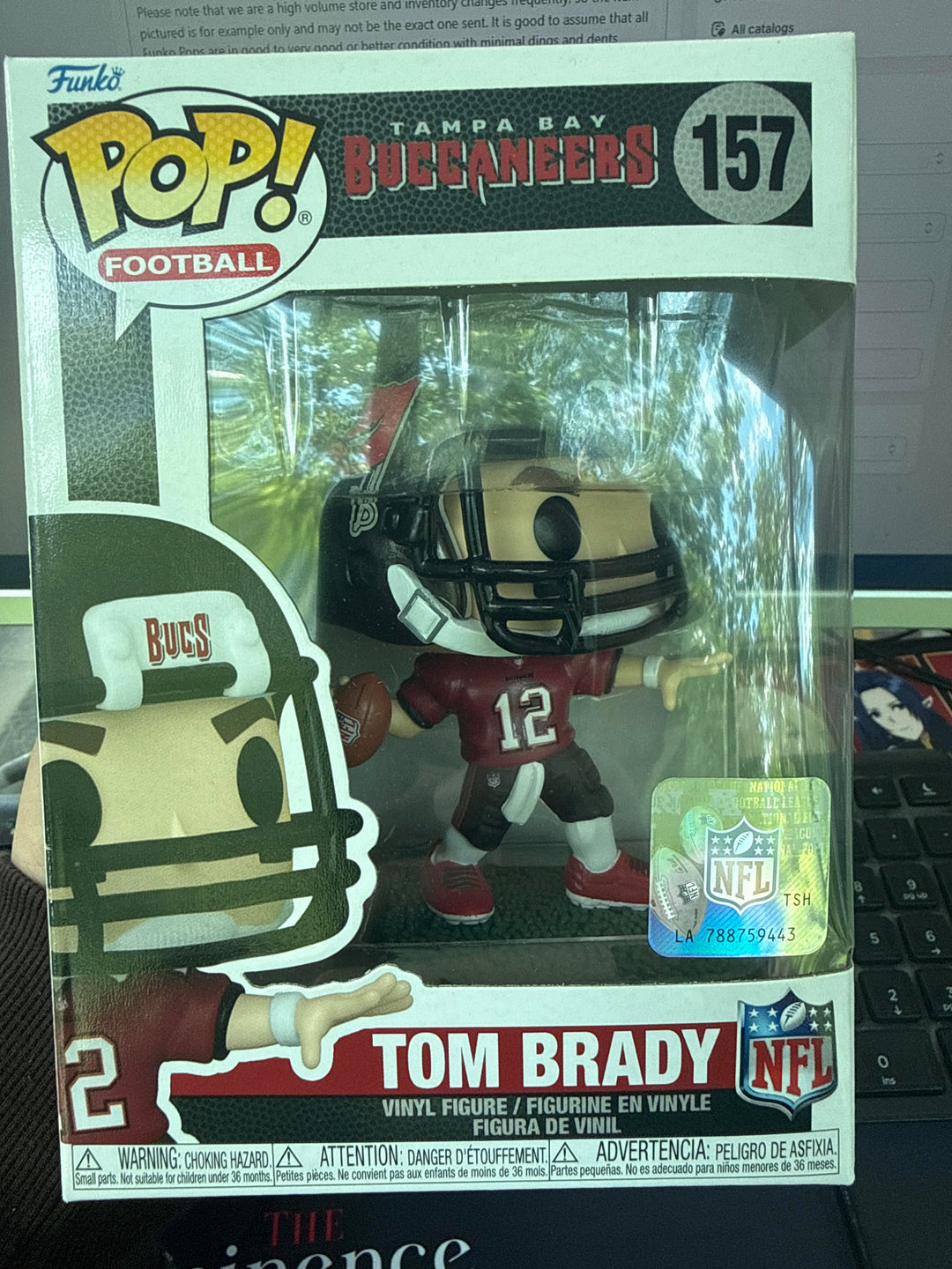 Funko Pop! Tom Brady #157 - Tampa Bay Buccaneers FP6126