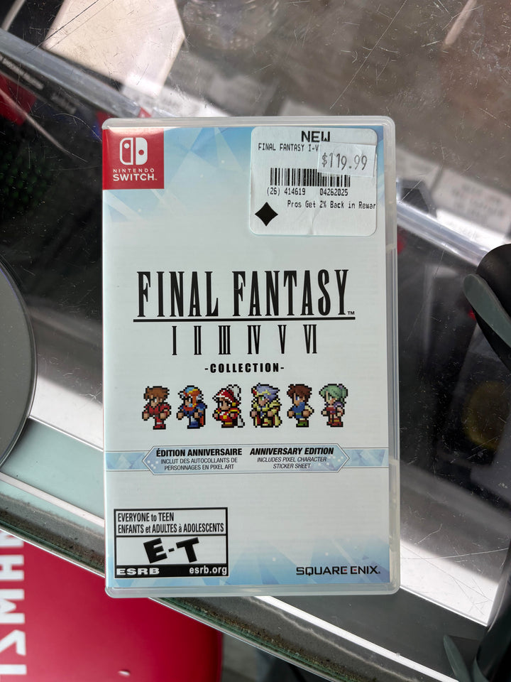 Final Fantasy 1-6 Anniversary Collection - Switch