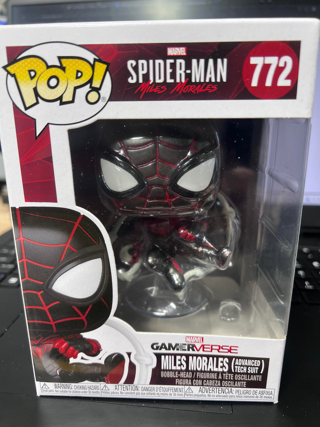 Funko Pop! Miles Morales Advanced Tech Suit #772 Spider-Man FP31426