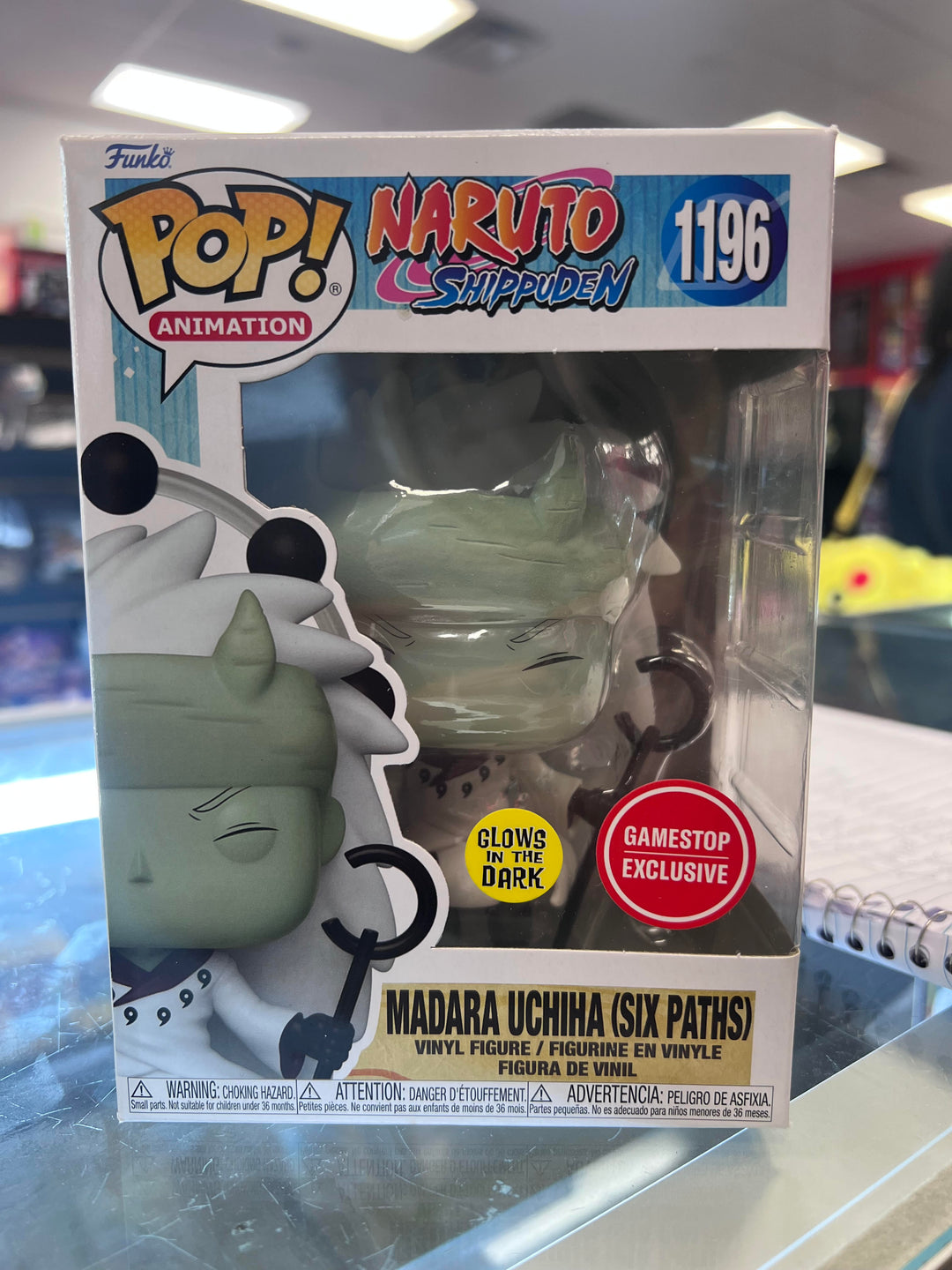 Naruto Shippuden - Madara Uchiha (Six Paths) GITD Gamestop #1196 - Funko Pop