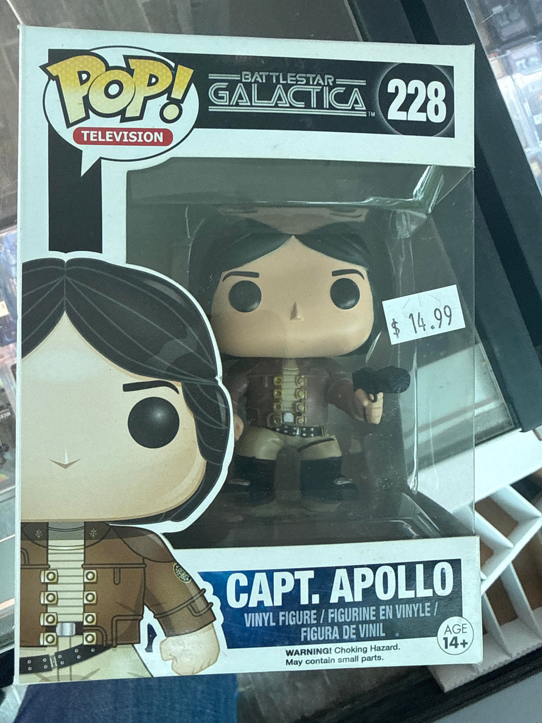 Funko Pop! Capt. Apollo #228 - Battlestar Galactica FP52926