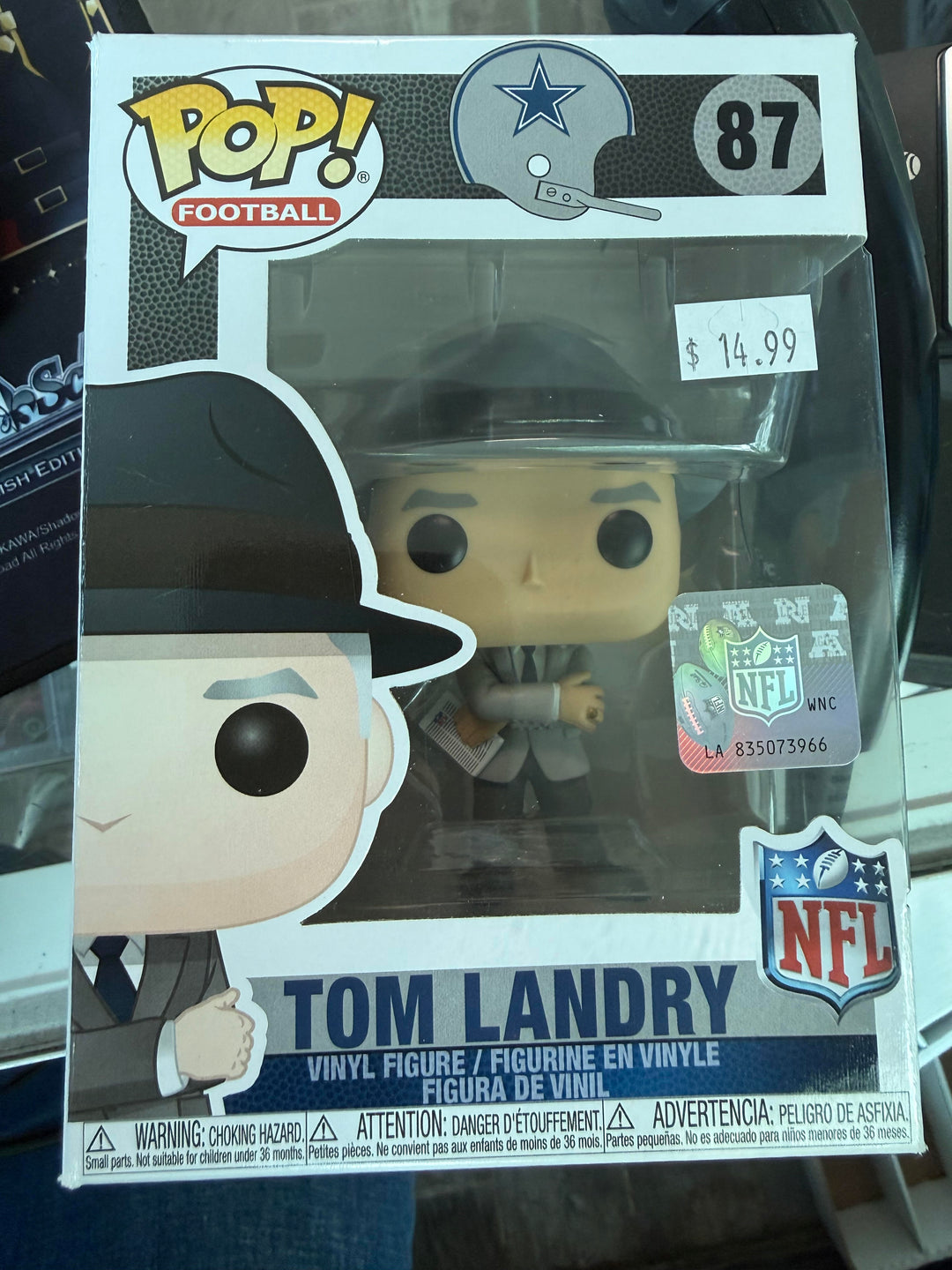 Funko Pop! Tom Landry #87 - NFL FP52626
