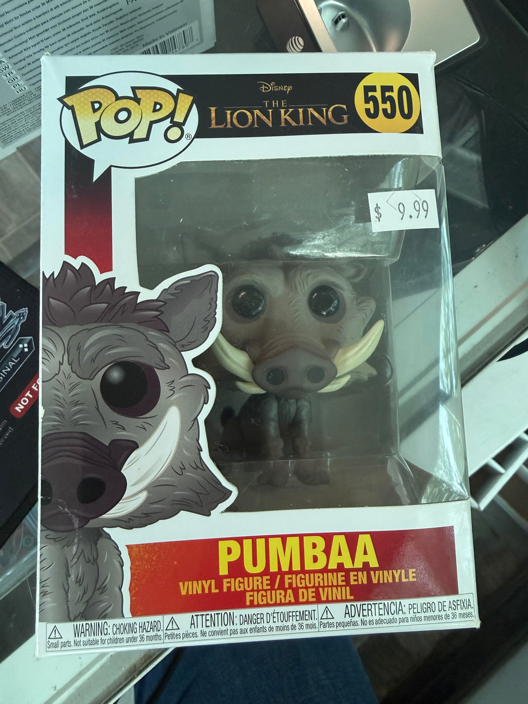 Funko Pop! Pumbaa #550 - The Lion King FP52626