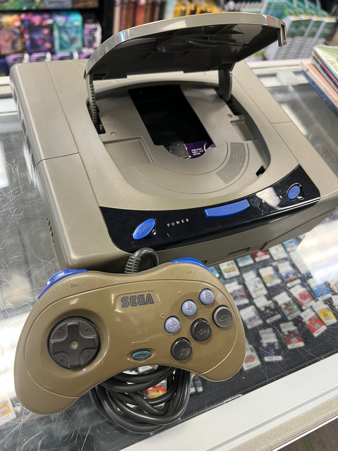 Japanese Sega Saturn Console w/ Authentic Fenrir Optical Drive Emulator (ODE) Installed