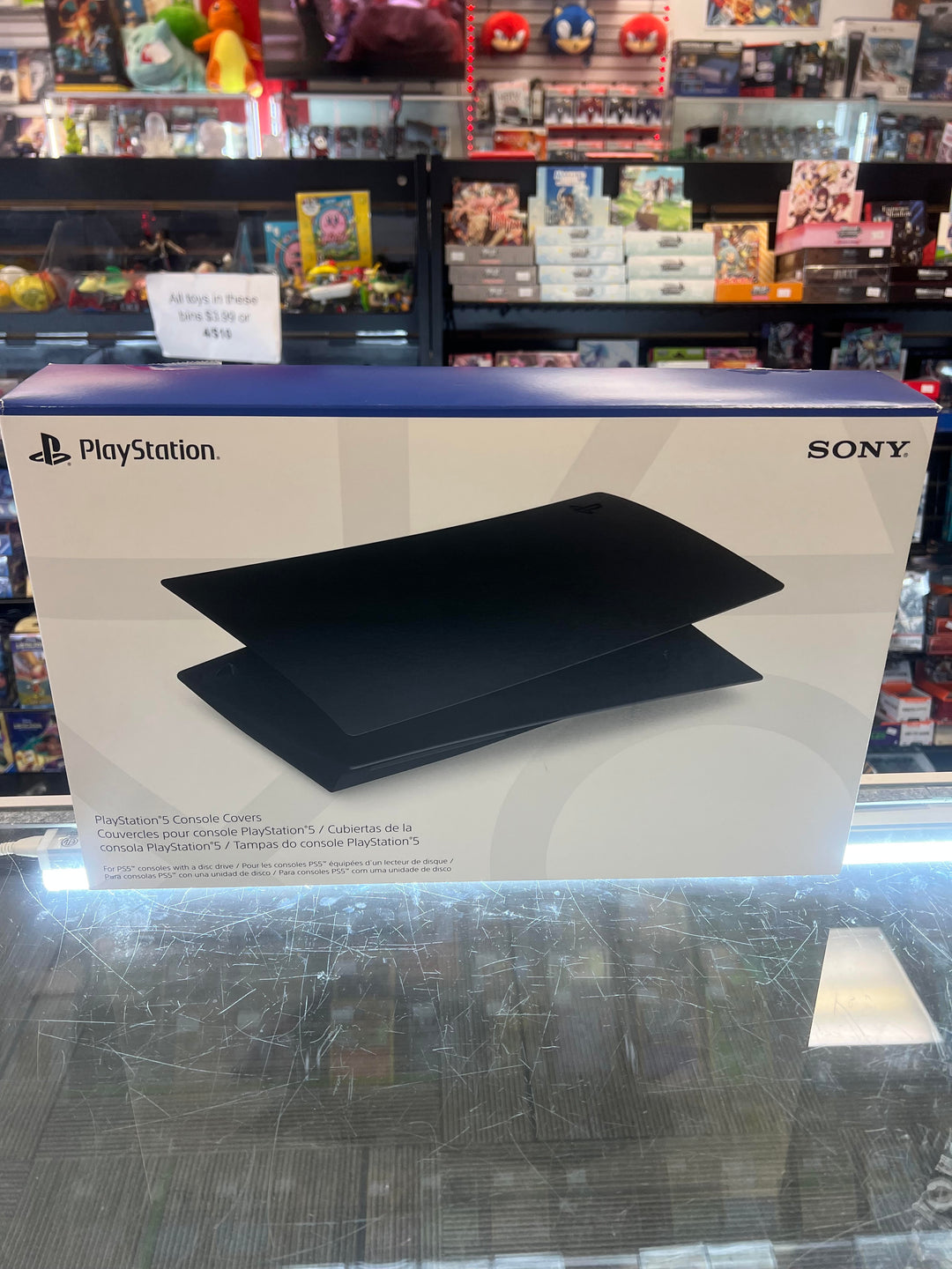 Playstation 5 Console Covers (Original Model NOT Slim) Black Used Boxed UA71226