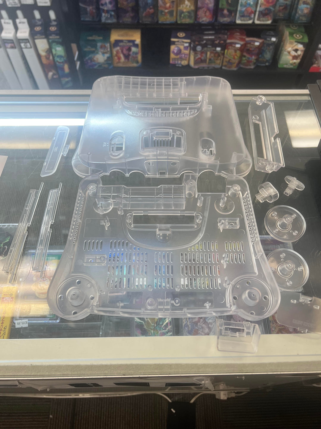 N64 Replacement Shell Casing - Translucent (Milky Clear)  NA72726