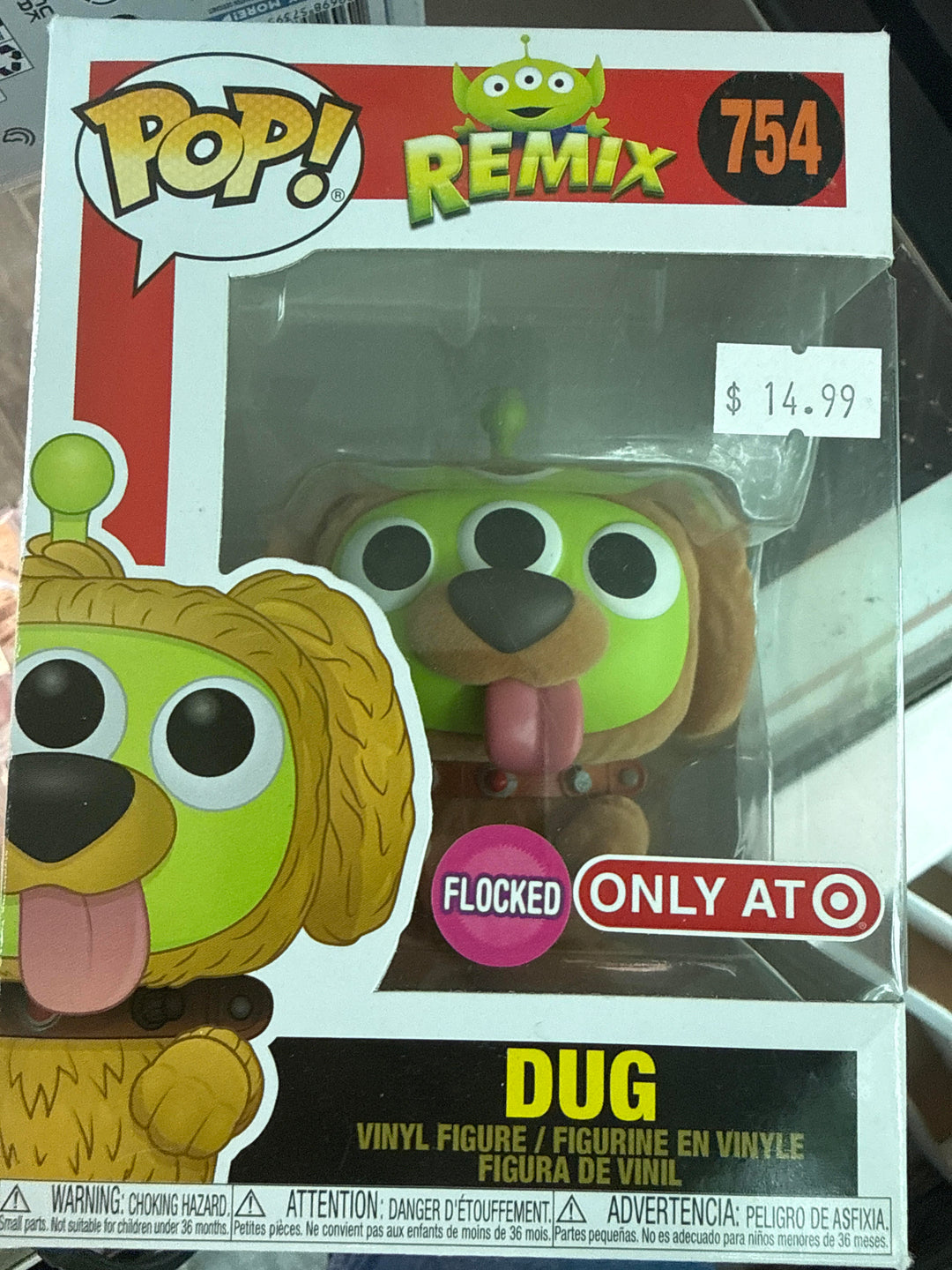 Toy Story Remix: #754 Dug (Flocked) (Target) - Funko Pop