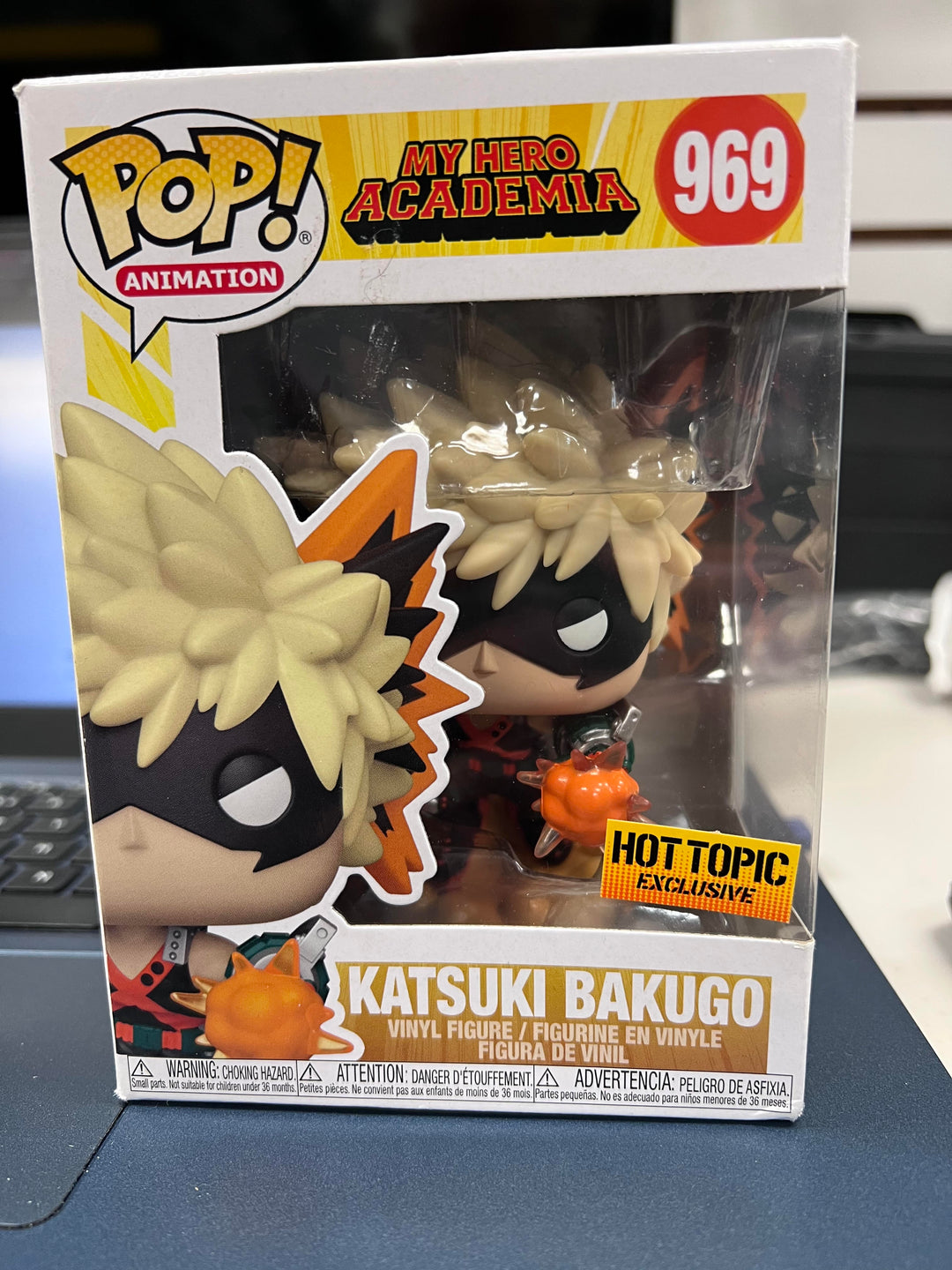 Funko Pop! Katsuki Bakugo #969 My Hero Academia Hot Topic Exclusive FP31426