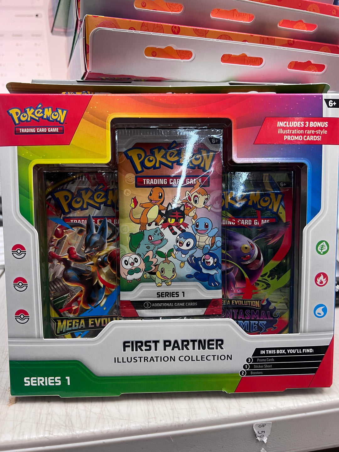 Pokemon TCG First Partner Illustration Collection (Available 3/19/26 in store ONLY)