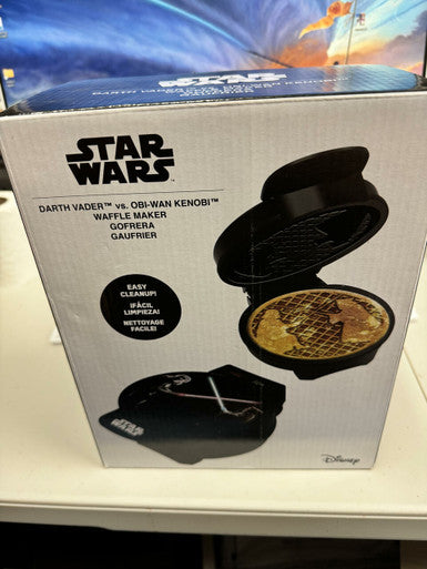 Star Wars Darth Vader Vs Obi Wan Kenobi Waffle Maker Disney Uncanny Brands New