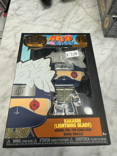 Funko Pop! Pin Kakashi Hatake Lightning Blade 15 Large Enamel Pin anime Naruto