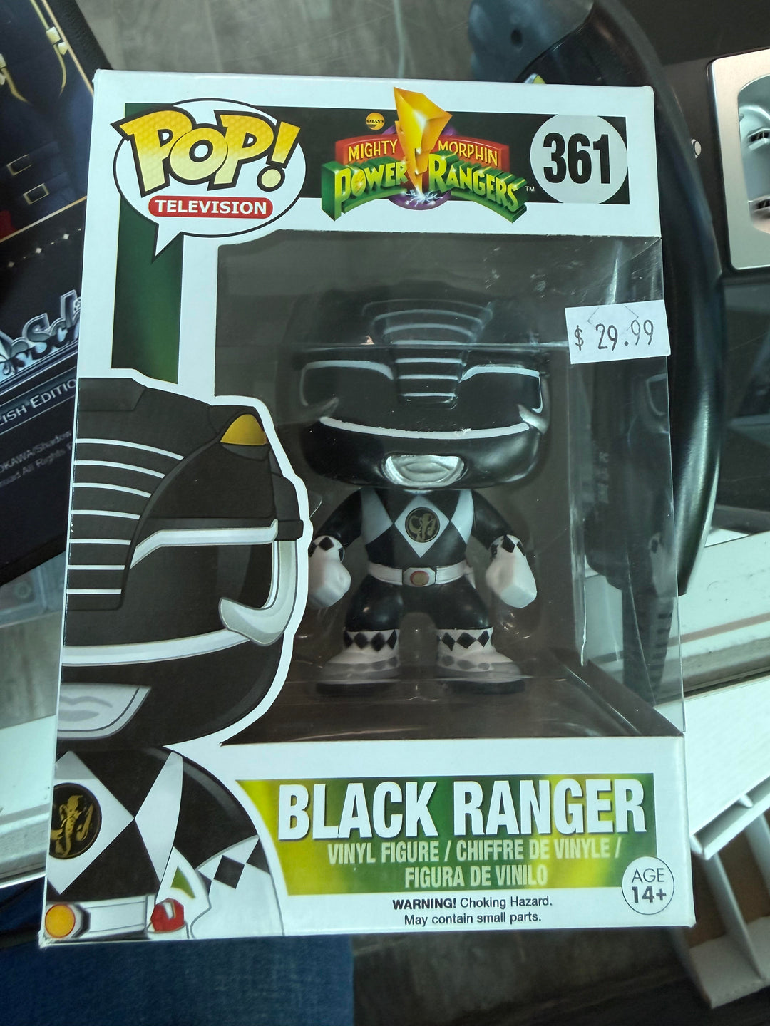 Funko Pop! Black Ranger #361 - Mighty Morphin Power Rangers FP52626