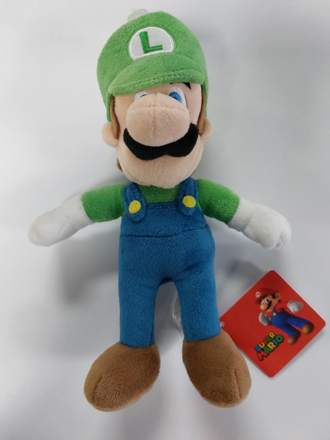 Nintendo Sanei Official Super Mario Luigi Plush, 8" Used Plush With Tags XP71126